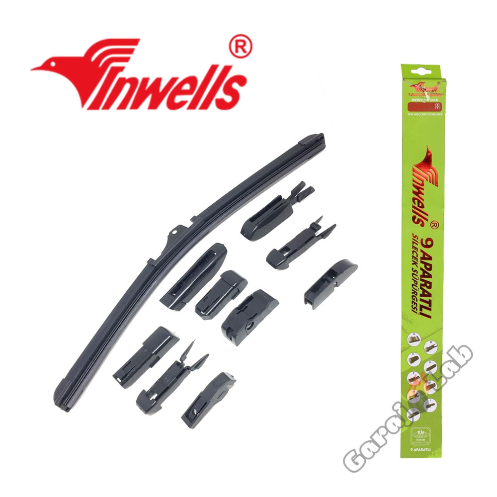 Inwells 9 Aparatlı Muz Silecek 380mm