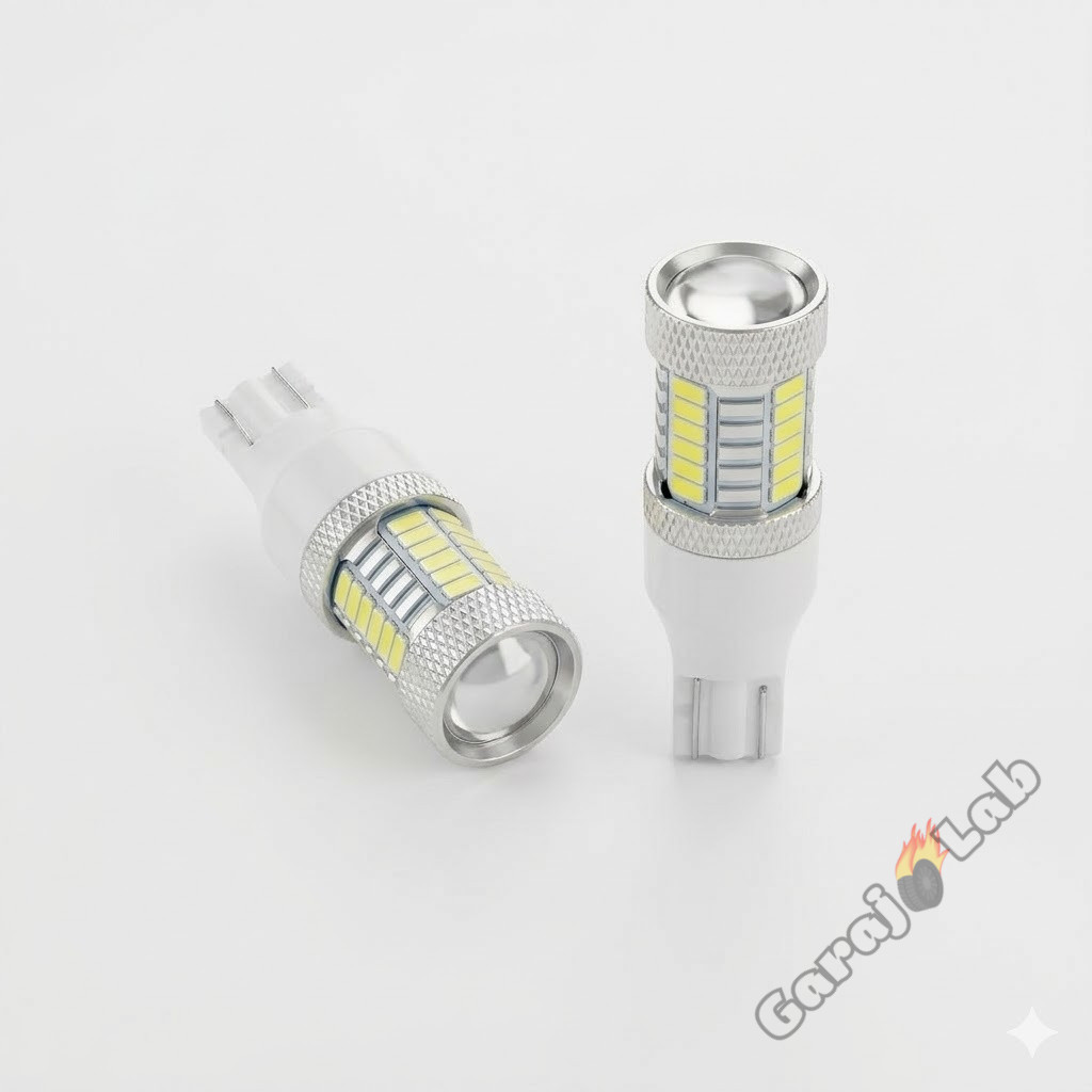 T15 Park Stop Geri Vites Lambası 12V 33 Ledli Mercekli Beyaz